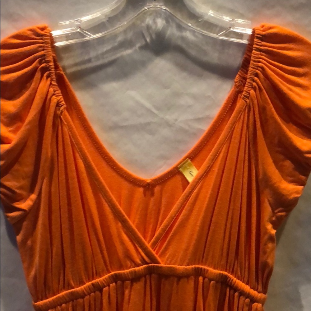 Be Stitched orange sundress/swim coverup